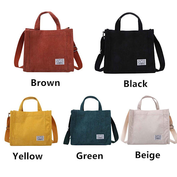 Dragkedja Axelväska Messenger Bags GUL - high quality yellow