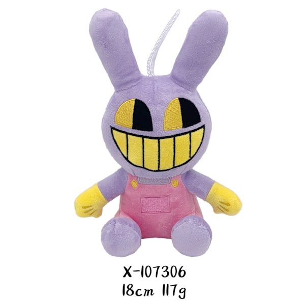 Magiska Digitala Cirkusen Animation Clown Kanin Plyschdocka Barnpresent Gul Clown Yellow Clown