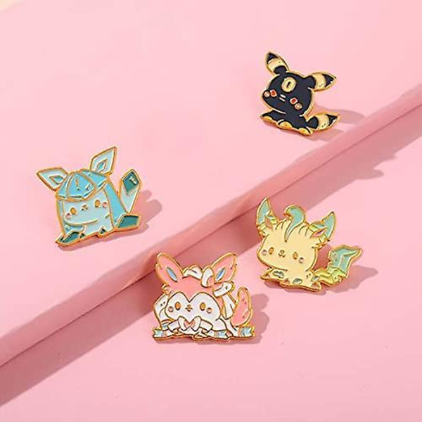 Withyu Cute Animals Punk Art Science Animation Emali Pins - Korkea laatu