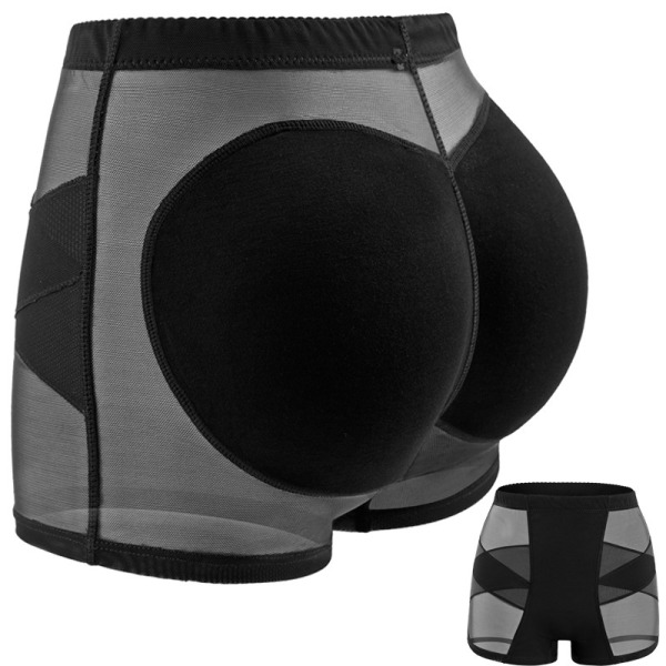 Butt Lift -housut naisille Hengittävät muotoiluhousut Butt Lift - spot-ale Black XL