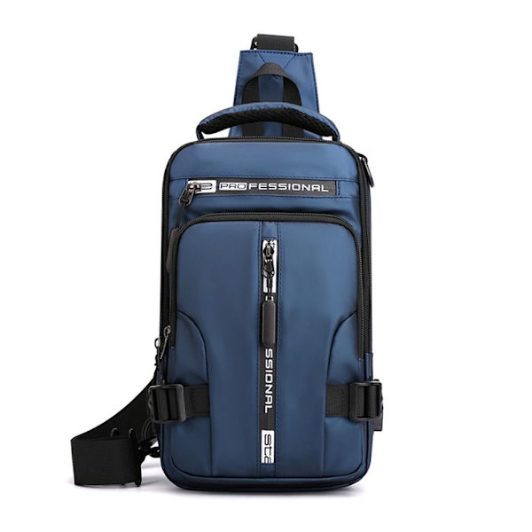 Sling Crossbody Bag Axelryggsäck BLÅ - spot försäljning Blue