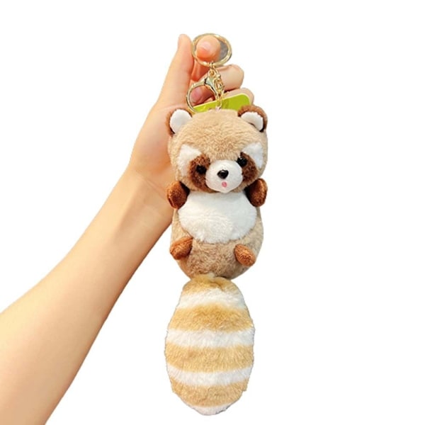 Raccoon Plush Nyckelring Raccoon Plush Pendant - spot sales 4