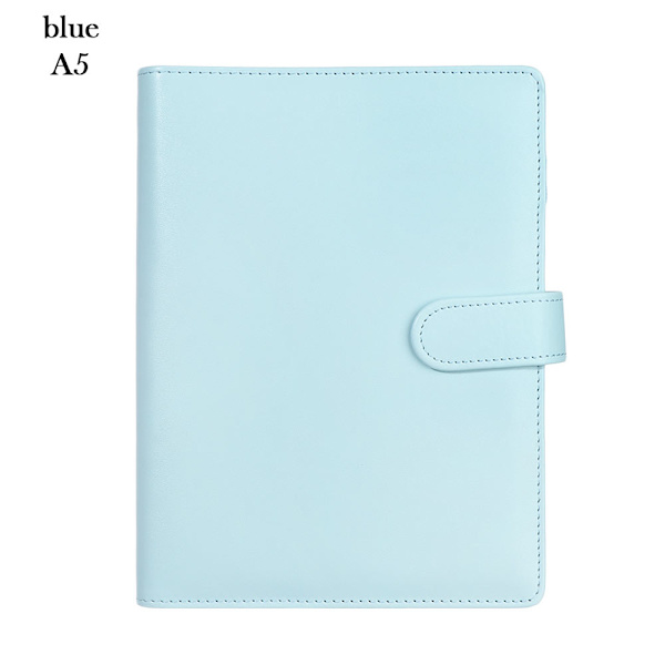 A6/ Anteckningsbok för mapp Anteckningsblock COVER - on stock blue A5
