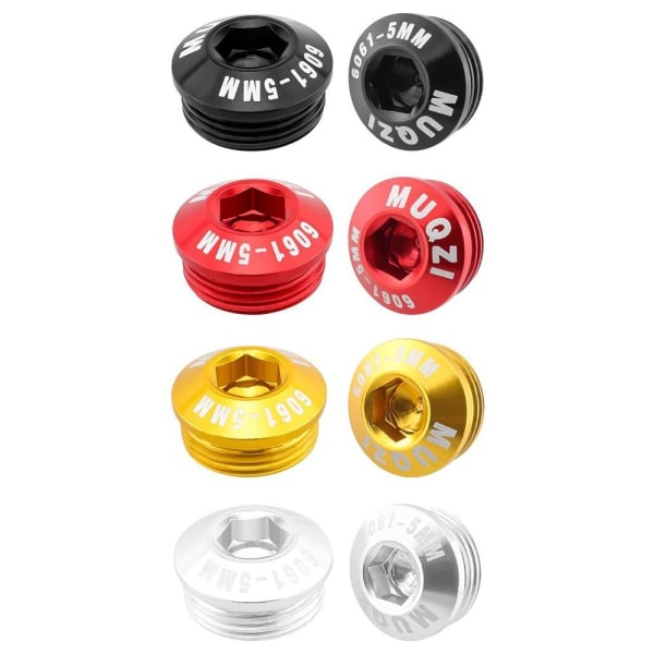2st Cover Cykelpedalreparation SVART 6,5MM - high quality Black 6.5mm