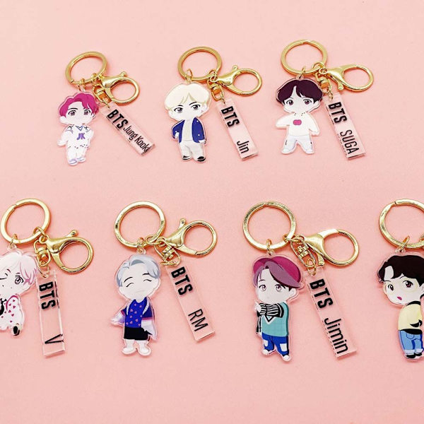 BT21 BTS Nyckelringar - stock