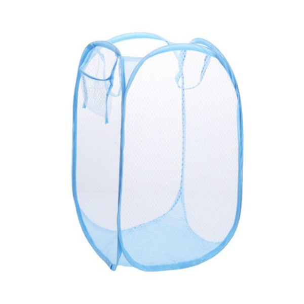 Hopfällbar tvättkorg Vikbar popup-tygkorg - high quality Blue