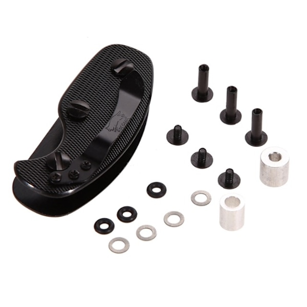 Keyorganizer / smart nyckelring (svart), aluminium - stock Svart