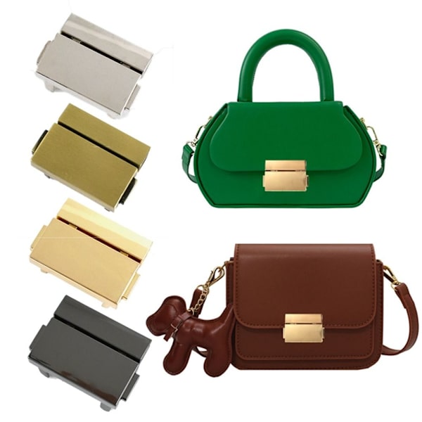 2 ST Bagagelås Snap Dekorativa spännen FÄRG 3 - on stock Color 3