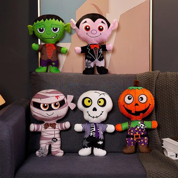 Halloween kurpitsa ghost pehmolelu täytetty tyyny - varastossa