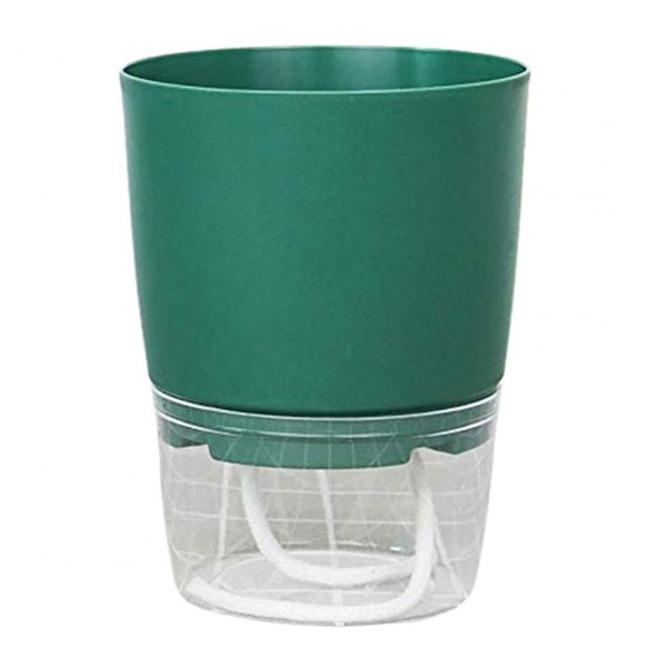 1/2 itsekasteleva kukkaruukku Lazy kukkaruukku GREEN L - laadukas Green L