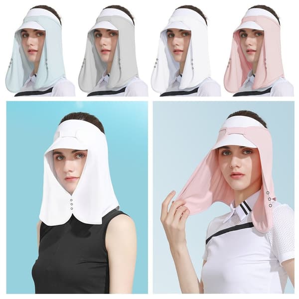 Ice Sidenhatt Solhatt VIT - on stock White