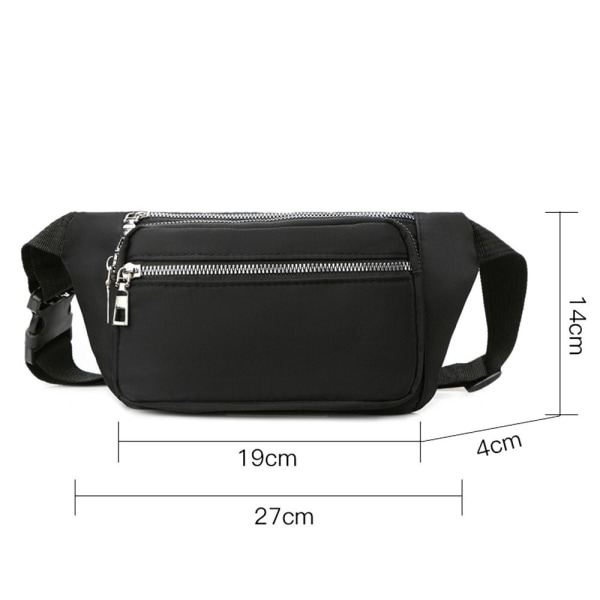 Midjeväska Chest Pack MÖRKBLÅ - spot sales dark blue