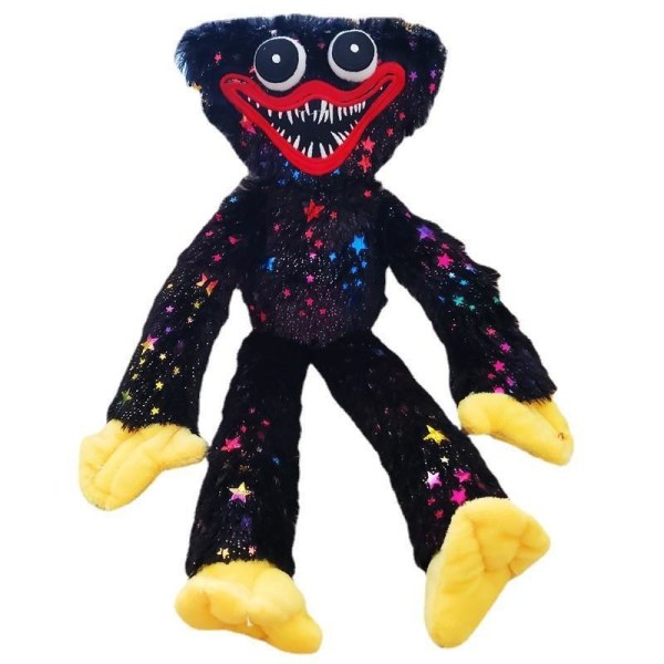 Huggy Wuggy 24 Mallia 35-50cm Korkea - heti toimitettavissa Svart m Stjärnor