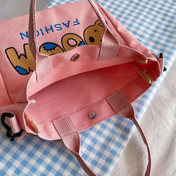 Axelväska Canvasväska ROSA - on stock pink