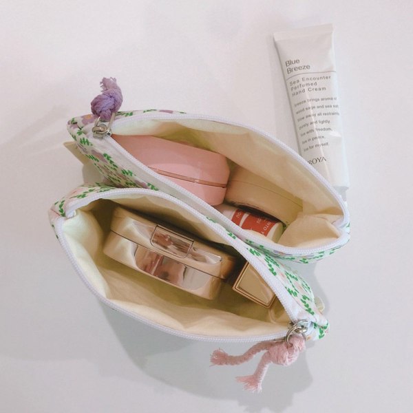 Sminkpåse för liten blomma kosmetisk väska 1 - spot sales