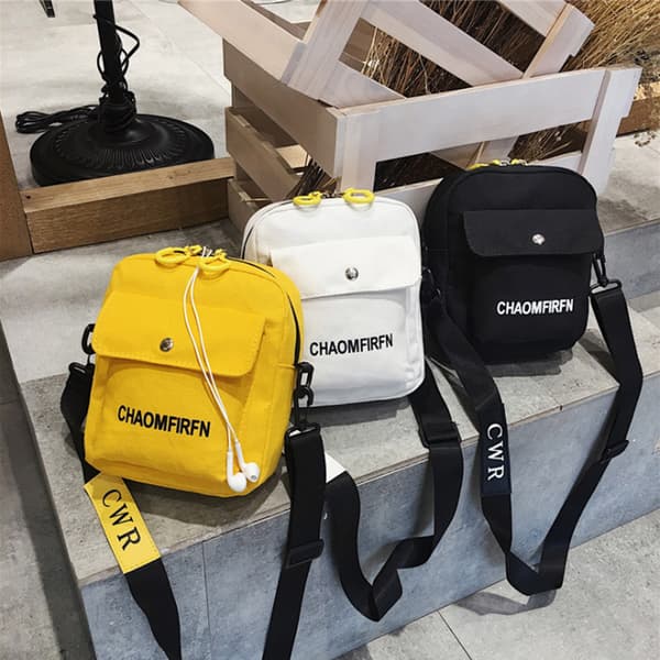 Dam Axelväska Messenger Väskor GUL - spot sales yellow