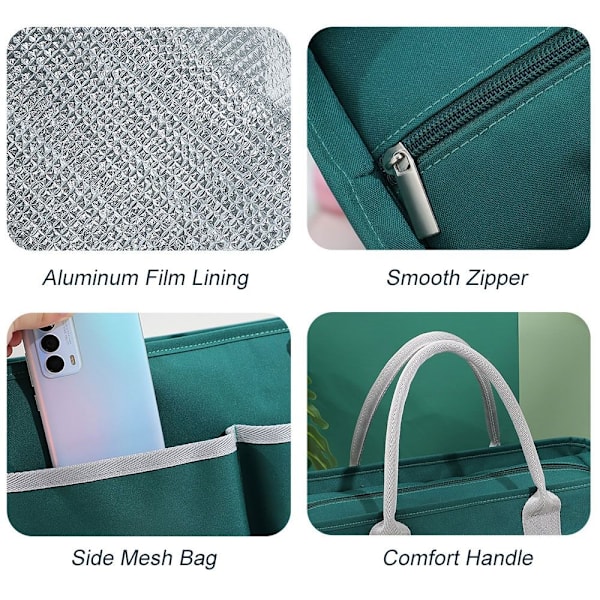 Eristetty lämpölaukku Cooler Bag Lounaskassi MUSTA - spot-myynti black