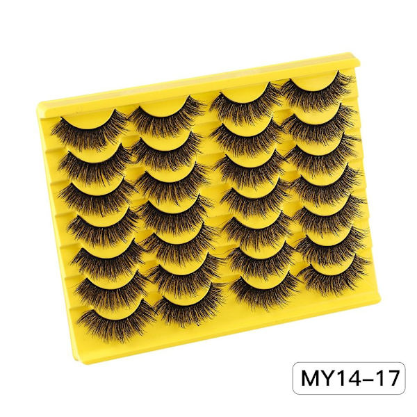 Tekoripset Faux Mink Lashes - korkea laatu MY14-17