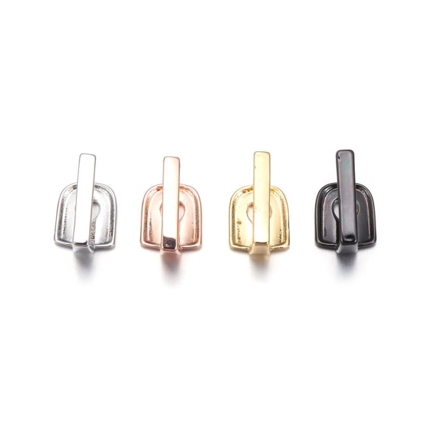 Hip Hop Teeth Grillz Dental Caps Single Clips Grillz 2-GOLD - korkea laatu
