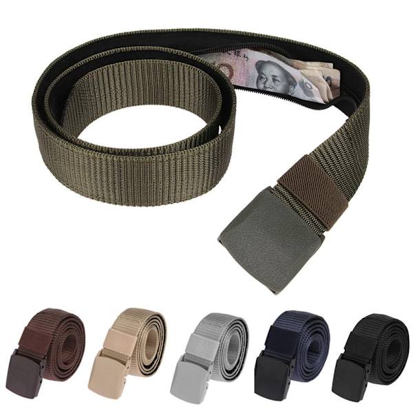 Nylon Hidden Cash Pocket Taktisk midjeband MARINBLÅT - on stock