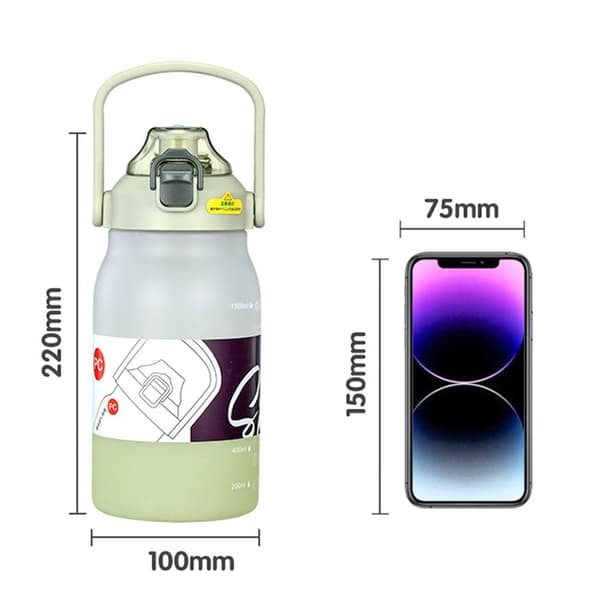 Vattenflaskor Drickskopp ROSA 1600ML - stock
