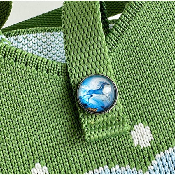 Stickad handväska Knot handledsväska - high quality 8