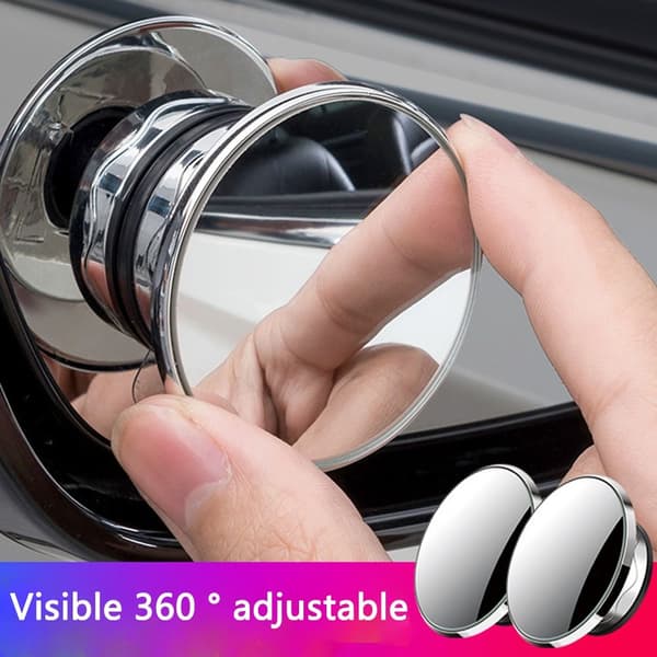 2st Dödvinkelspegel 360 grader SILVER 2ST - high quality Silver 2Pcs-2Pcs