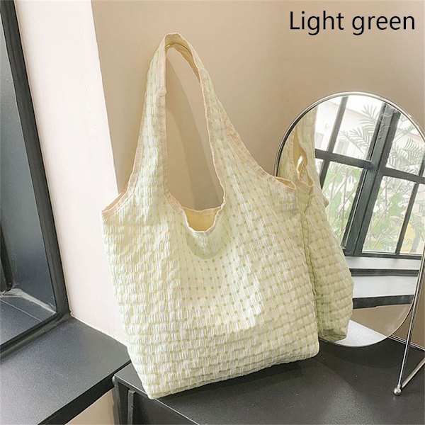 Axelväskor Tygväska LJUSGRÖN - high quality light green