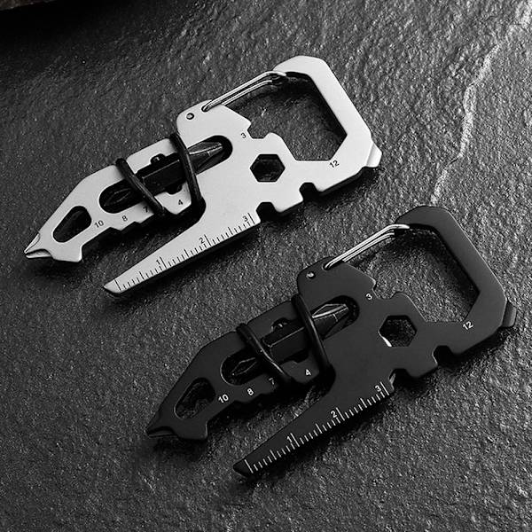 EDC Tools Ulkoilutyökalut SILVER - varastossa Silver