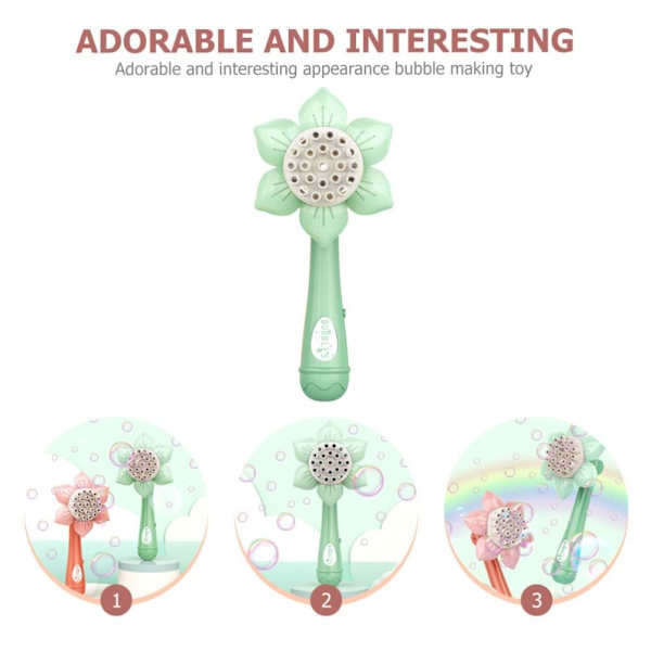 Sunflower Bubble Machine Baby Bubble Gun ROSA - on stock pink