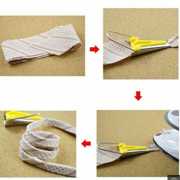 Kangas Bias Tape Splicing Cloth Tool Binding Maker 60 kpl/laatikko - varastossa
