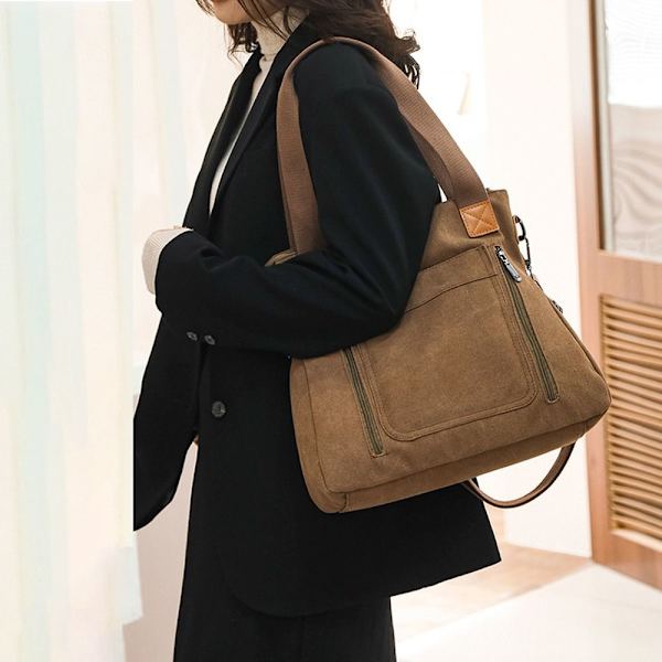 Axelväska Tygväskor BRUN - spot sales brown