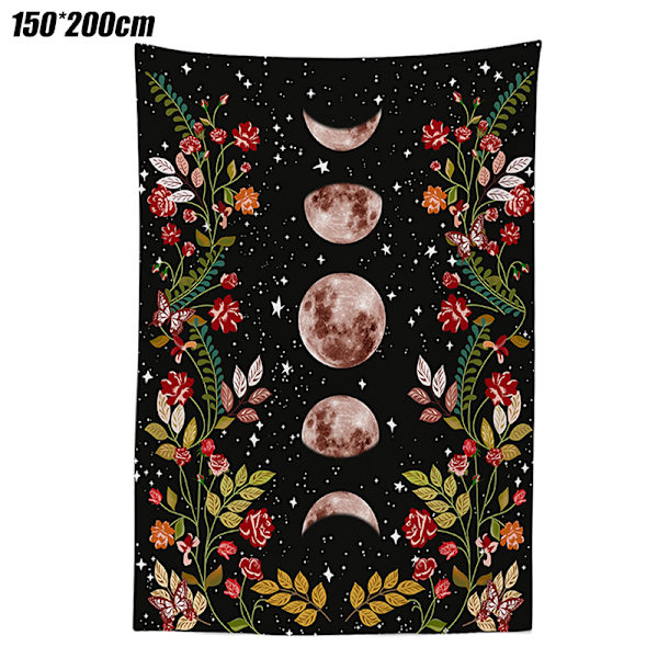 Månblomma Vardagsrum Sovrum Dekorativt gobeläng - on stock 150*200cm