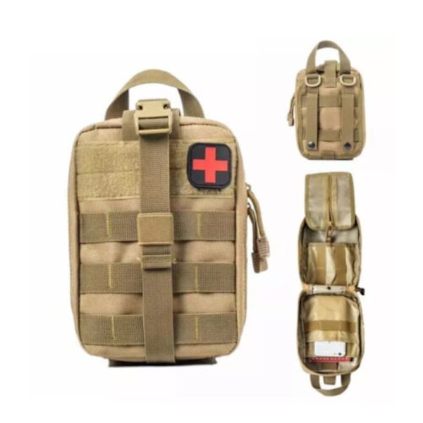 Tactical Bag Survival Pouch KAMOUFLAGE - on stock camouflage