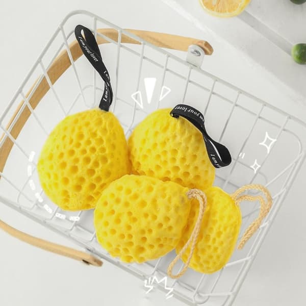 2 kpl Honeycomb Bath Ball Wash Sponge SMALL - varastossa small