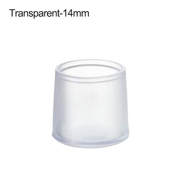 10kpl/setti Tuolin jalkapäädyt Huonekalun jalat LÄPINÄVÄT 14MM - spot ale Transparent 14mm