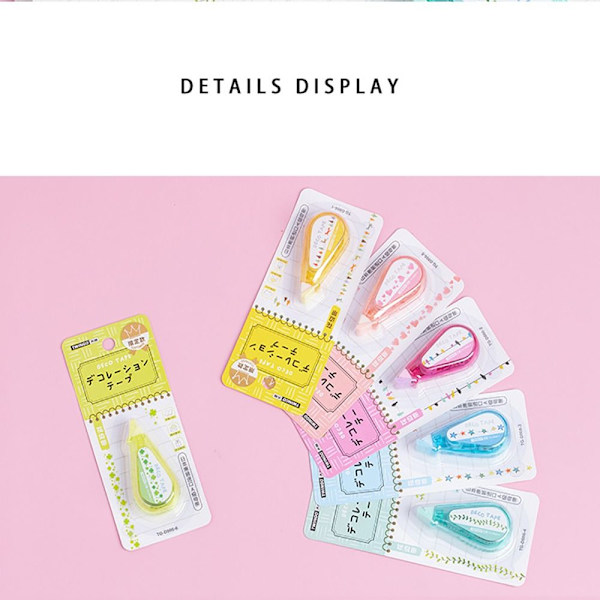 2 kpl korjausteippiä Diary Decorative - spot-myynti 01