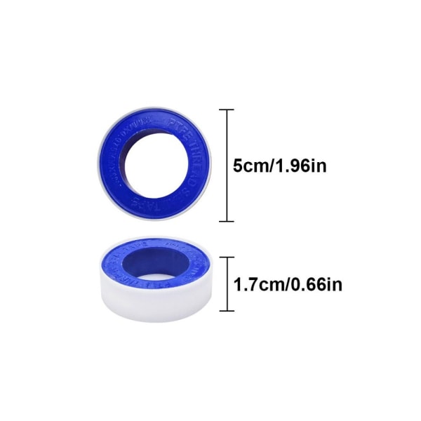 10 pakkauksen PTFE Pipe Sleaant Sealing Tape Thread Tape - spot-myynti