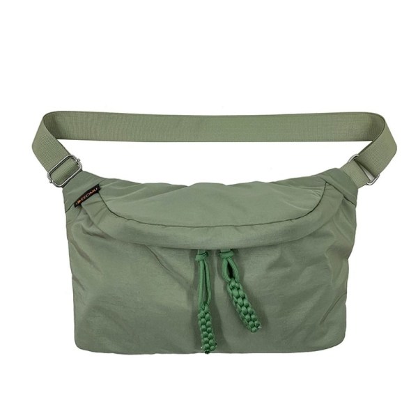 Nylon Chest Bag Nylon Messenger Bag GREEN - spot-myynti green