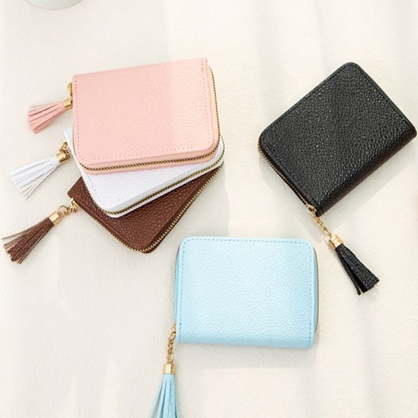 Tassel Wallet Clutch laukku RUSKEA - spot-myynti brown S
