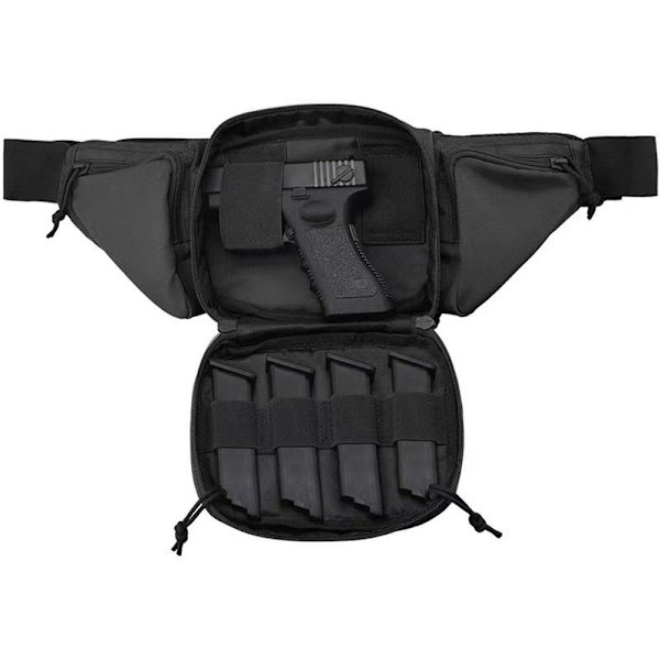 Fanny Pack Tactical Zipper Military Tactical Waist Bag Kannettava - spot-myynti black