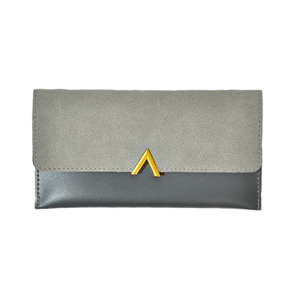 Smal tunn PU-läder kreditkortshållare Bifold Clutch plånböcker - spot försäljning