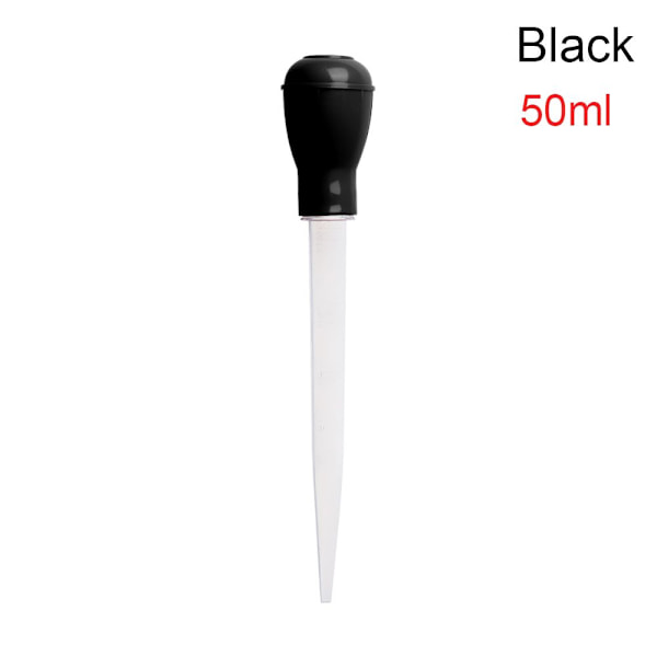30/50ml Fish Tank Siphon Pump Aquarium Clean Tool SVART - spot försäljning black 50ML