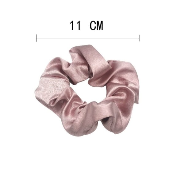 Satin Silk Hair Tie Elastic Scrunchies PINK - varastossa pink