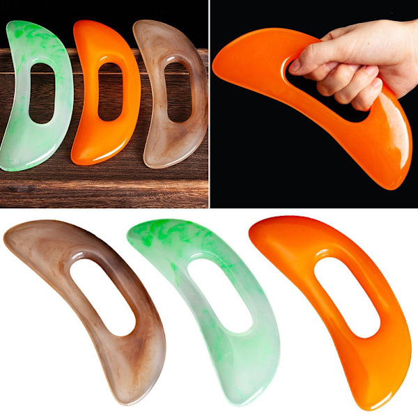 Gua Sha Massage Tool Scraping Massager - korkea laatu green