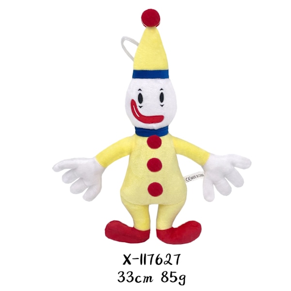 Magiska Digitala Cirkusen Animation Clown Kanin Plyschdocka Barnpresent Gul Clown Yellow Clown