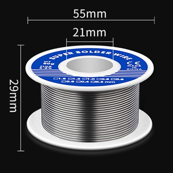 100g Tenntråd Lödtråd Tätningstråd 0,8MM50G 50G - high quality 0.8mm50g