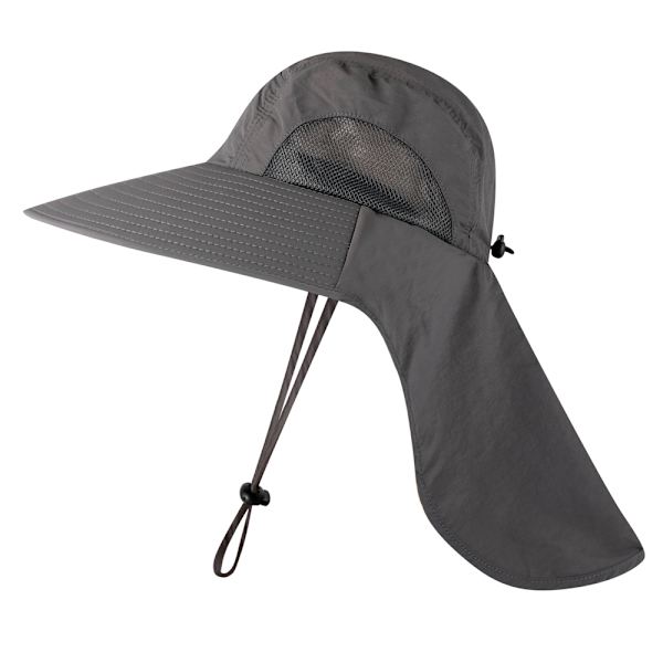 Solskyddsmössa utomhus för män och kvinnor Fiskarhatt Cap - high quality dark grey