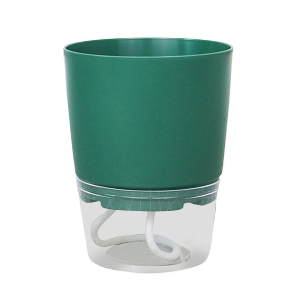 1/2 st självvattnande blomkruka Lazy blomkruka GRÖN M - spot sales Green M