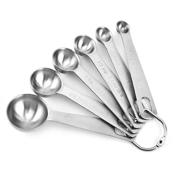 Mätskedar Set Mätsked Graderad mätsked 6pcs - high quality 6pcs